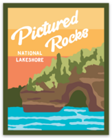 Sticker - Pictured Rocks National Lakeshore | The Dream Bean